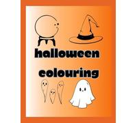 Kids Halloween Colouring Book: Simple Halloween Colouring