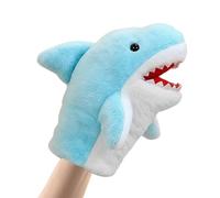 Kids Hand Puppets - Plush Shark Toy Soft Fabric Stuffed Animal Head, Moveable Mouth Interactive Play Accessory, Storytelling Educational Entertainment With Comfortable PP Cotton Filling For Safe Play