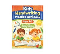 Kids Handwriting Practice Workbook: Letter Tracing, Alphabet Practice, Sight Words & Writing Exercises for Preschool and Kindergarten Ages 3-7