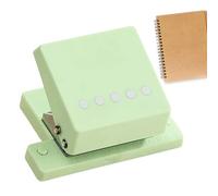 Kids Hole Punch - Handheld Craft Cutter, portatile Scrapbooking Tool | Non Slip Grip Puncher Multi Functional Badge Maker Device Notebook Planner Card Album Envelope Lettera DIY Kit