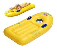 Kids Inflatable Body Board - Surf Style Pool Float With Grip Handles, Beach Waters Toy For Swimming Lake PoolsSummer Activities | Ideal For Children Outdoor Water Play Holiday Resort Camp Fun