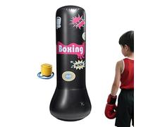 Kids Inflatable Punching Bag, Toddler Blow Up Boxing Sandbag, Anti-Tip Design, Soft Safe Material, Fitness and Training Toy, Indoor Gym Use for Home Workout, Child Stress Relief Energy Release