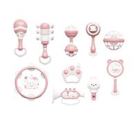 Kids Instruments - 9.06x7.09x4.72 pollici Educational Percussion Music Toy, 10-Piece Handheld Drum Set | Percussion Instruments for Kids 18 Months+, Playroom, Home, tamburino