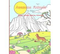 Kids Jungle and Farm Animal Coloring Book: A delightful collection of simple animal illustrations designed to develop fine motor skills and a love for nature