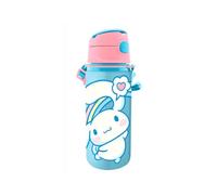Kids Licensing - Bottiglia d'acqua per ragazzi e ragazze - Borraccia in alluminio con manico e chiusura a clic, senza BPA e tossico, 600 ml, design Cinnamoroll Hello Kitty