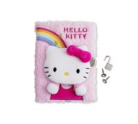 Kids Licensing Hello Kitty - Diario segreto 3D con lucchetto, formato A5, a righe, per la scuola