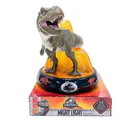 Lampada da Comodino Led 3D Jurassic World T Rex Multicolor
