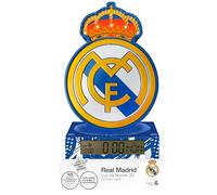 Kids Licensing - Lampada per bambini 3D con sveglia del Real Madrid