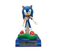 LAMPADA 3D SONIC THE HEDGEHOG DA COMODINO LUCE NOTTURNA LED SVEGLIA DIGITALE