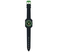 Kids Licensing Orologio analogico per bambini automatico con cinturino in plastica MIN9011, Minecraft Nero