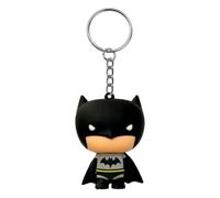 Kids Licensing - Portachiavi Batman DC Comics 3D con luce LED, figura Flashies con luce premendo la testa, accessorio per chiavi, zaino e regalo per i fan di Batman