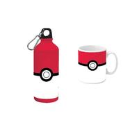 Borraccia + tazza in alluminio Educa Borras Pokémon Rouge 500 ml