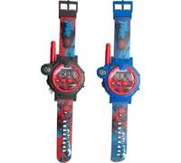 Kids Licensing Spider-Man Orologio Walkie-Talkie 2 in 1 Pack 2 LCD PTT 200m