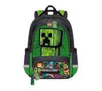 Kids Licensing Mochila Escolar Minecraft, Zaino Scuola Bambini e Ragazzi, M