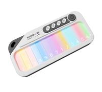 Kids Light-Up Piano Toy - Mini Portable Learning Keyboard with Rainbow Keys | Portable Light-Up Rainbow Piano Toy for Kids - Interactive Learning Musical Keyboard for and Travel