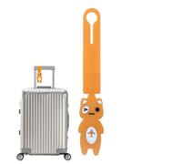 Kids Luggage Tag, Boys Travel Identifier, Cute Cat Design Strap, 9.65x1.61 inches Durable Name Keychain, Fun Accessory For Airport School Business Beach Camping Sports Gym Cruise Workplace Adventures