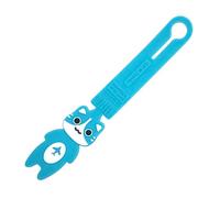 Kids Luggage Tag, Boys Travel Identifier, Cute Cat Design Strap, 9.65x1.61 inches Durable Name Keychain, Fun Accessory For Airport School Business Beach Camping Sports Gym Cruise Workplace Adventures