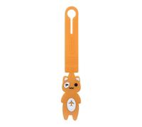 Kids Luggage Tag, Girls Bag Tag, 9.65x1.61 Inches Cat Design, Flexible Silicone Construction Adorable Marker with Signable Back, Backpack Identifier for Travel, Gym, Flight, Camping and School
