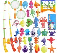 Kids Magnetic Fishing Board Game Toys Set by ECLifeHack Bathtime Or Pool Party