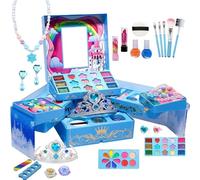 Kids Makeup Set - Toy Makeup | Washable Makeup | Kids Makeup Sets For Girls, Princess Cosmetic Play Kit, Washable Childrens Make Up Set Girls Toys For Girls Teenage Kids Friends Family