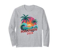 Kids Maldives 2026 Corso di Compleanno Surf Vacanza Corrispondenza Maglia a Manica