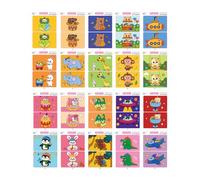 Kids Matching Game, Card Game, Intellectual Growth Cognitive Skills Hand Eye Portable Colorful Compact Lightweight, Fault Finding Games for Kids Adults Home Entertainment, 8.27x5.83Inches