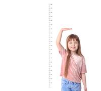Kids Measuring Chart - Height Measurement for Wall | Adhesive Growth Ruler 0-78.74 Inches | Removable Clear Wall Decal, Waterproof Vertical Gauge for Baby Height Tracking Supplies
