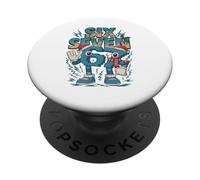 Kids Meme 67 Six Seven 6 7 Italian Brainrot Christmas PopSockets PopGrip Adesivo