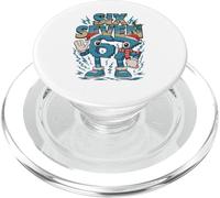 Kids Meme 67 Six Seven 6 7 Italian Brainrot Christmas PopSockets PopGrip per MagSafe