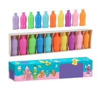 Kids Memory Game, Color Match Bottle, Educational Learning Toy, Bright and Engaging, Portable and Strong, for Classroom Adults Family Picnic Beach Use, 0.79x0.79x1.97 Inches