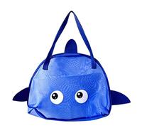 Kids Mesh Beach Bag | Foldable Fish Shape Large Capacity | Beach Toy