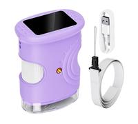 Kids Microscope - 5 x 8 x 10,5 cm Handheld Digital Microscope, Rechargeable Educational Science Toys | For Kids Girls Boys Home School Laboratory Outdoor Nature Indoor