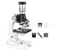 Kids Microscope - Children's Upright Microscope, Microscopes Kit, Lab Led 100x 600x 1200x Home School Science Educational Toy | Gift Refined Biological For Kids Over 8 Years Old