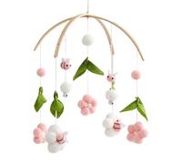 Kids Mobile for Crib, Hangable Crib Toy, Stroller Mobile Toys, Bee and Flower Crib Mobile, Crib Toys for Toddler, Baby Mobile for Nursery, Infant Crib Mobile, Colorful Crib Decorations