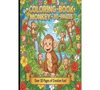 Kids monkey coloring books: children colouring book
