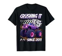 Kids Monster Truck 15 Year Old Boys 15th Birthday Since 2011 Maglietta