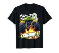 Kids Monster Truck 3 Year Old Boys 3rd Birthday Since 2023 Maglietta