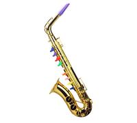 Kids Musical Sassofono - Giocattolo sonoro in plastica, strumento eolico | Corno leggero con bottoni chiari, strumento di gioco creativo, adatto per asilo nido - Giardino dei bambini - Competenze