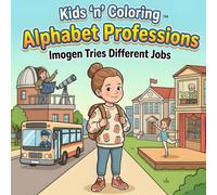 Kids ‘n’ Coloring: Alphabet Professions - Imogen Tries Different Jobs: ABC Coloring Book for Toddlers Ages 3+, Learn the Alphabet, Working at Different Jobs, Preschool Learning & Activity Book