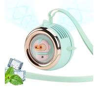 Kids Neck Fan 3 Speeds Cartoon Bladeless Wearable Rechargeable Quiet