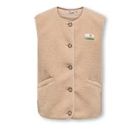 Kids Only - Kogbaby Life Teddy Vest Cs Pnt Bianco - Abbigliamento 12A Bianco