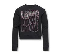 Kids Only - Kogceleste Life L/S Short O-Neck Fr Swt Nero - Abbigliamento 13A - 14A Nero