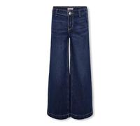 KIDS ONLY Kogcomet Wide DNM Pim Noos Pantaloni, Blu Jeans Scuro, 158 Bambina