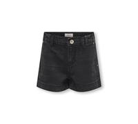 KIDS ONLY KOGCOMET Wide DNM Shorts PIM528 Noos Pantaloncini di Jeans, Washed Black, 164 Bambina
