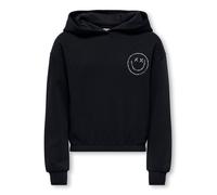 Kids Only - Kogcooper Life Smile L/S Hood Fr Swt Nero - Abbigliamento 9 - 10A Nero