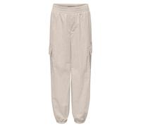 Pantaloni cargo da bambina Only Kogecho Parachute Beige 9 anni