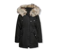 KIDS ONLY Kogiris - Parka Otw Noos Giacca, Bambine e ragazze, Nero (Black/Fur Light Grey), 164