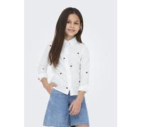 Kids Only - Koglina Grace L/S Emb Shirt Wvn Bianco - Abbigliamento 9A Bianco