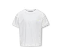 Kids Only - Kogmaiken Life Cropheart Ss Top Jrs Noos 15347634 Bianco - Abbigliamento 5 - 6A Bianco