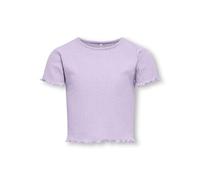 KIDS ONLY KOGNELLA S/S O-Neck Top Noos Jrs T-Shirt, Pastel Lilac, 110 cm-116 cm Bambina